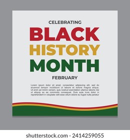 Black history month African American history celebration, African American History. Celebrated annual.