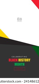 Black History Month. African American history, design for background, banner, poster