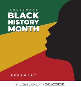 Black history month African American history celebration, African American History. Celebrated annual. 