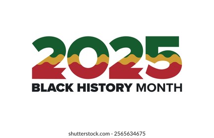 Black History Month. African American History. Celebrated annual. In February in United States and Canada. In October in Great Britain. Poster, card, banner, background. Vector illustration