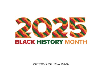 Black History Month. African American History. Celebrated annual. In February in United States and Canada. In October in Great Britain. Poster, card, banner, background. Vector illustration