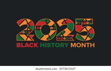 Black History Month. African American History. Celebrated annual. In February in United States and Canada. In October in Great Britain. Poster, card, banner, background. Vector illustration