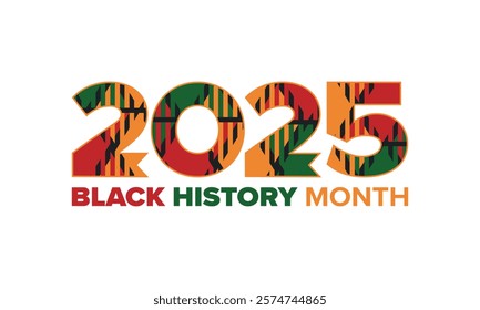 Black History Month. African American History. Celebrated annual. In February in United States and Canada. In October in Great Britain. Poster, card, banner, background. Vector illustration