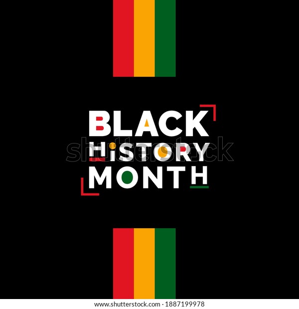 Black history month African American history\
celebration vector\
illustration
