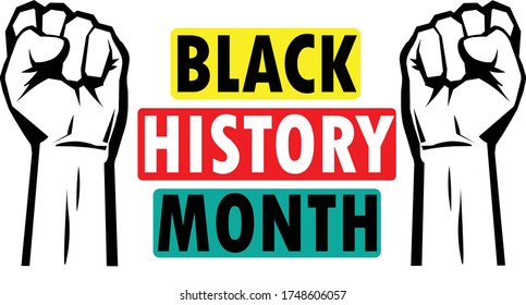 Black History Month, American, USA, and African Black People. card,poster,banner. Vector Illustration.