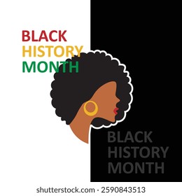 Black history month background achievement Africa American