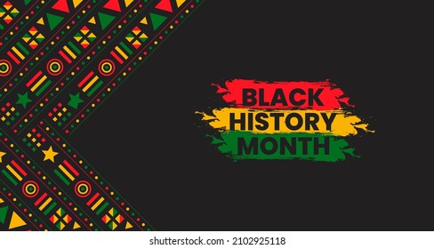 black history month background. African American History or Black History Month. Celebrated annually in February in the USA and Canada. black history month 2022