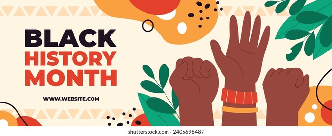 Black history month background. Black history month celebration. February. Cartoon Vector illustration design Template for Poster, Banner, Flyer, Post, Cover, Greeting, Card. African American History.