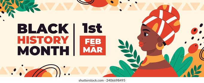 Black history month background. Black history month celebration. February. Cartoon Vector illustration design Template for Poster, Banner, Flyer, Post, Cover, Greeting, Card. African American History.