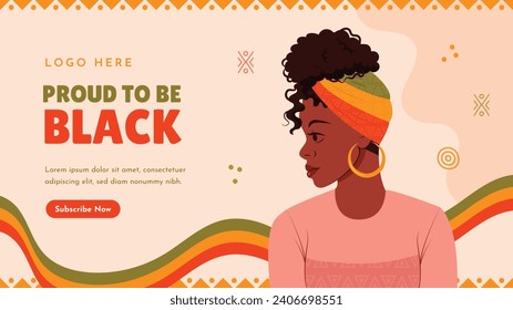 Black history month background. Black history month celebration. February. Cartoon Vector illustration design Template for Poster, Banner, Flyer, Post, Cover, Greeting, Card. African American History.
