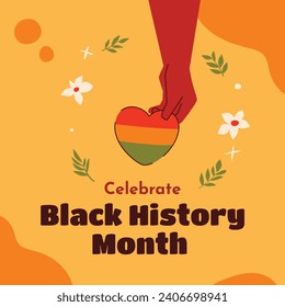 Black history month background. Black history month celebration. February. Cartoon Vector illustration design Template for Poster, Banner, Flyer, Post, Cover, Greeting, Card. African American History.