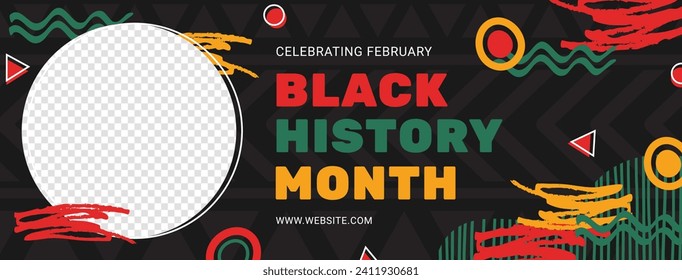 Black history month background. Black history month celebration. February. Cartoon Vector illustration design Template for Poster, Banner, Flyer, Post, Cover, Greeting, Card. African American History.