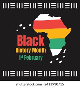 Black history month background. Black history month celebration. February. Cartoon Vector illustration design Template for Poster, Banner, Flyer, Post, Cover, Greeting, Card. African American History.