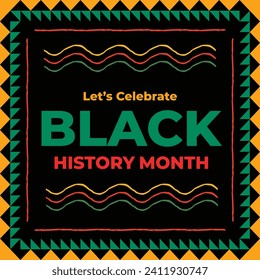 Black history month background. Black history month celebration. February. Cartoon Vector illustration design Template for Poster, Banner, Flyer, Post, Cover, Greeting, Card. African American History.