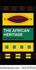 Black history month background. Black history month celebration. February. Cartoon Vector illustration design Template for Poster, Banner, Flyer, Post, Cover, Greeting, Card. African American History.