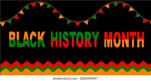black history month background design