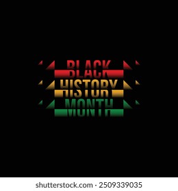 Black History Month Background Design