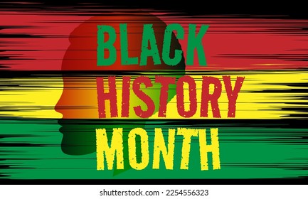 Black History Month background. Suitable for Black History Month's event
