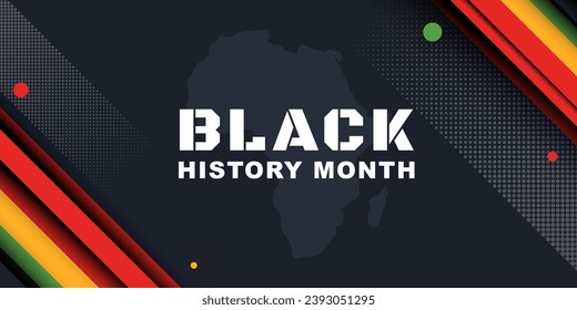 black history month background. vector illustration