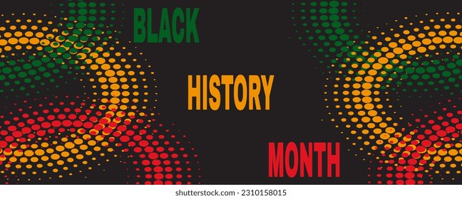 Black History Month Background.African American History. Celebrated annual. Poster, card, banner. Vector illustration 