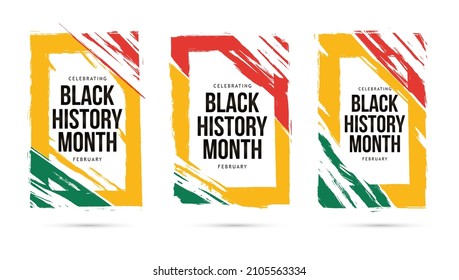 Black history month celebrate 2022. vector illustration design graphic Black history month 2022