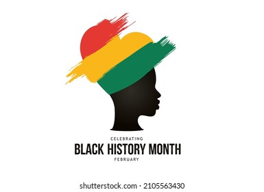 Black history month celebrate 2022. vector illustration design graphic Black history month 2022