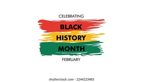 Black history month celebrate 2023. vector illustration design graphic Black history month 2023