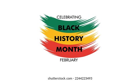 Black history month celebrate 2023. vector illustration design graphic Black history month 2023