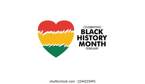 Black history month celebrate 2023. vector illustration design graphic Black history month 2023