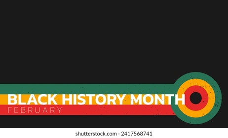 Black history month celebrate in february, african american history, vector illustration, US celebrate