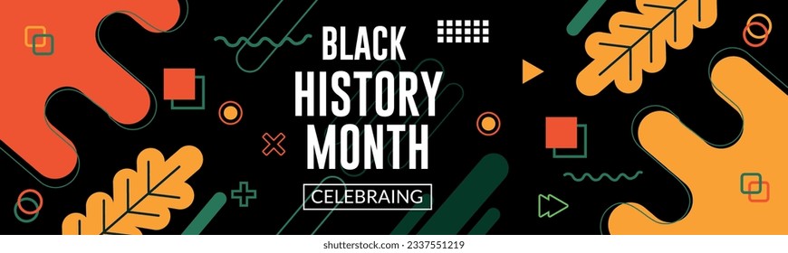 Black history month celebrate.  Support for equal rights of black people. Raised fists against Police Brutality vector illustration.