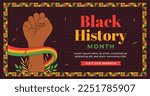 Black history month celebrate. vector illustration design graphic Black history month.