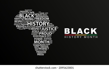 Black history month celebrate. vector illustration design graphic Black history month