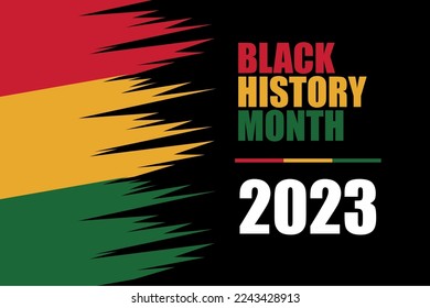 Black history month celebrate. vector illustration design graphic Black history month