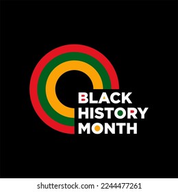 Black history month celebrate. vector illustration design graphic Template