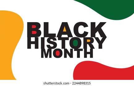 Black history month celebrate. vector illustration design graphic Black history month