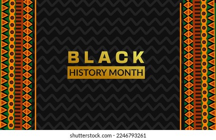 Black history month celebrate. vector illustration design graphic Black history month