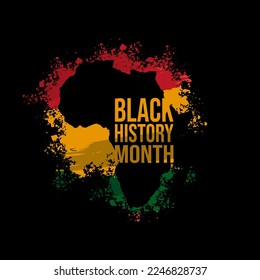 Black history month celebrate. vector illustration design graphic Black history month