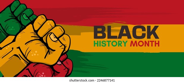 Black history month celebrate. vector illustration design graphic Black history month