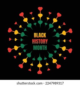  Black history month celebrate. vector illustration design graphic Black history month. Fresh and latest black history design.