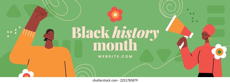 Black history month celebrate. vector illustration design graphic Black history month.