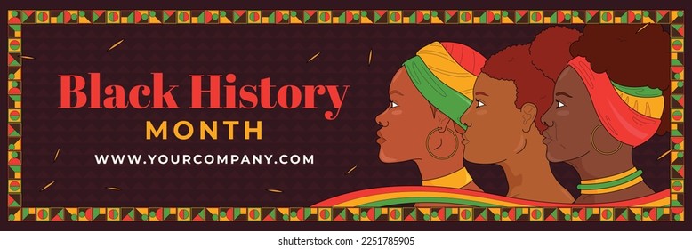 Black history month celebrate. vector illustration design graphic Black history month.