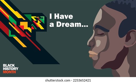 Black history month celebrate. Vector design for celebrating Black history month.