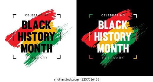 Black history month celebrate. vector illustration design graphic Black history month