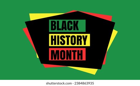 Black history month celebrate. vector illustration design graphic Black history month