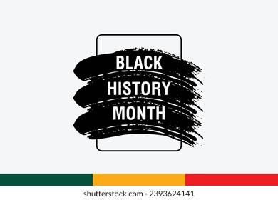 Black history month celebrate. vector illustration design graphic Black history month. Black history month concept background. 