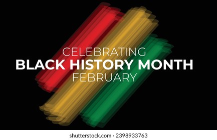 Black History Month, Black history month celebrate, Black history month, Vector black history month background	