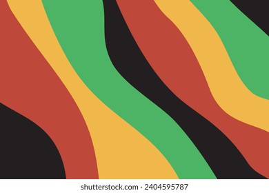 El mes de la historia negra se celebra. gráfico de diseño de ilustraciones vectoriales Mes de historia negra. Día de la Libertad o la Emancipación. Día festivo anual americano, ilustración vectorial de banner horizontal.
