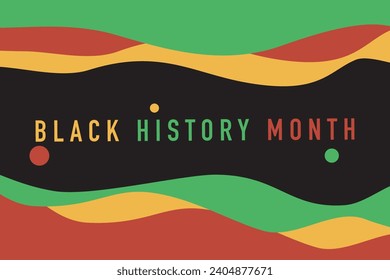 Black history month celebrate. vector illustration design graphic Black history month
