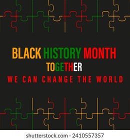 Black history month celebrate. vector illustration design graphic Black history month